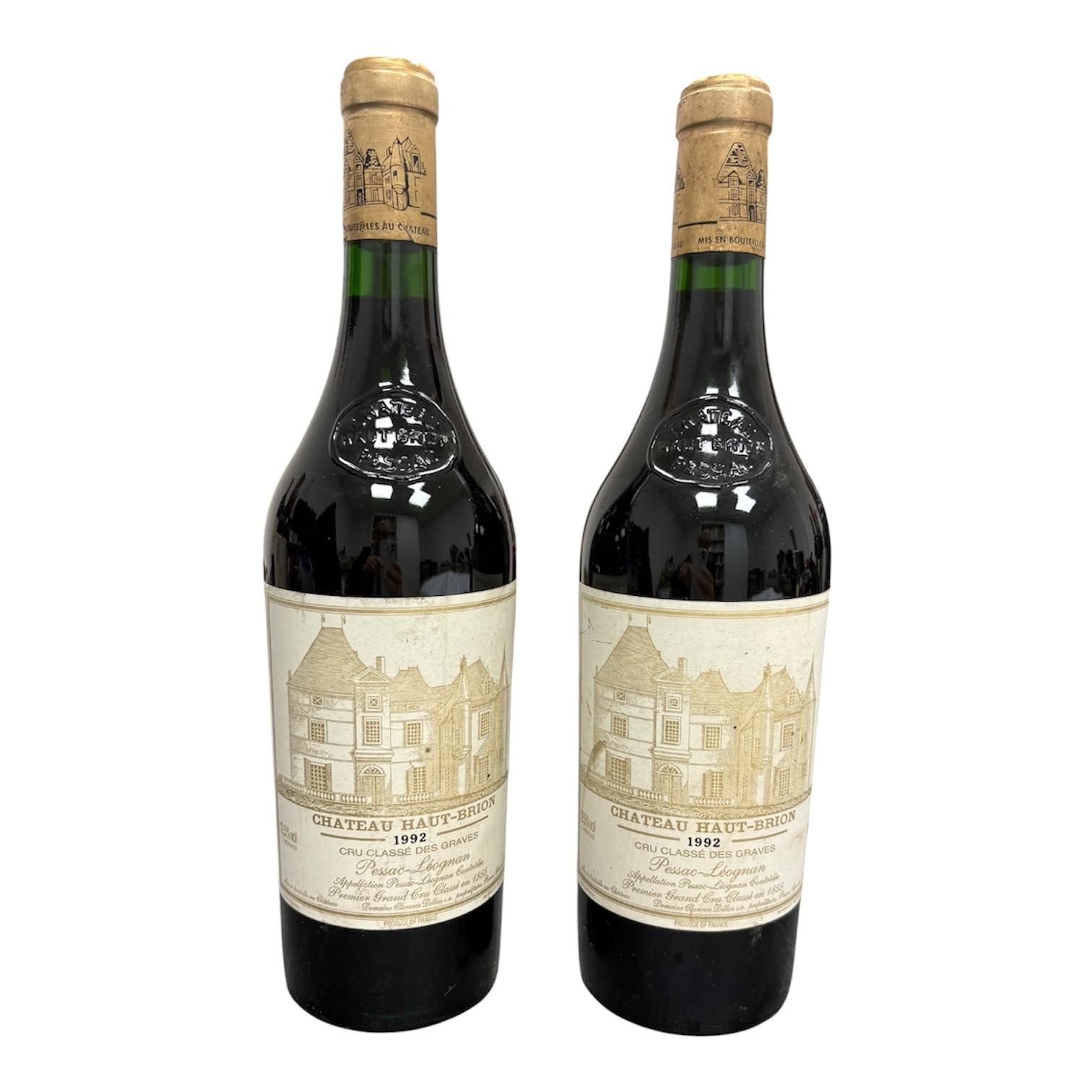 2 bouteilles Château Haut-Brion 1992, 400–500 €