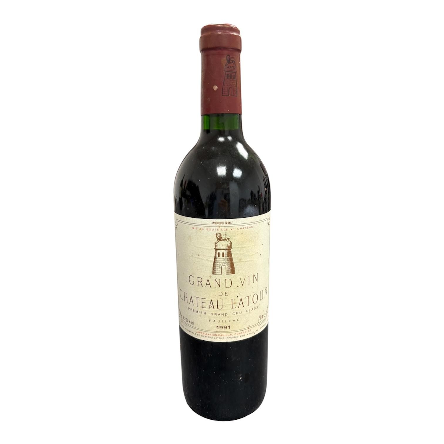 1 bouteille Château Latour 1991, 200–250 €